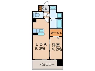 modern palazzo HAKATA riva Ⅰの物件間取画像